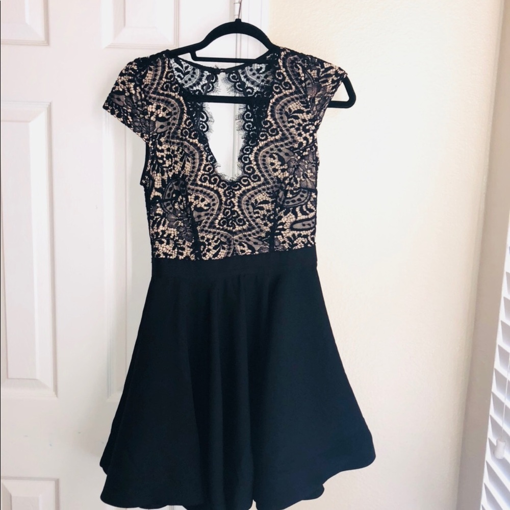 Short black dress